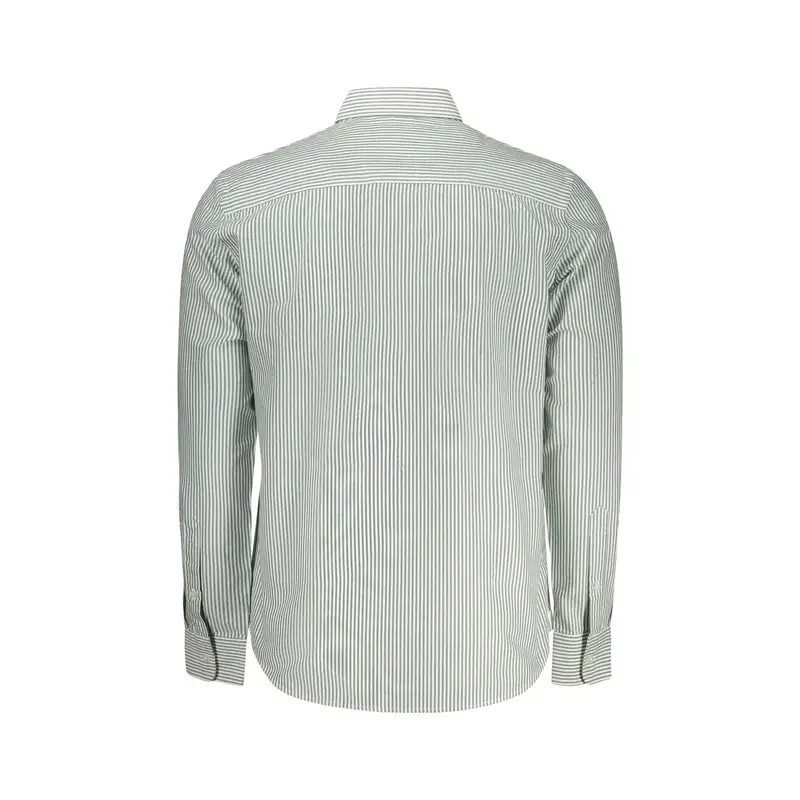 Camicia Maniche Lunghe Uomo Bianca Ricamo Bianco miniatura 2