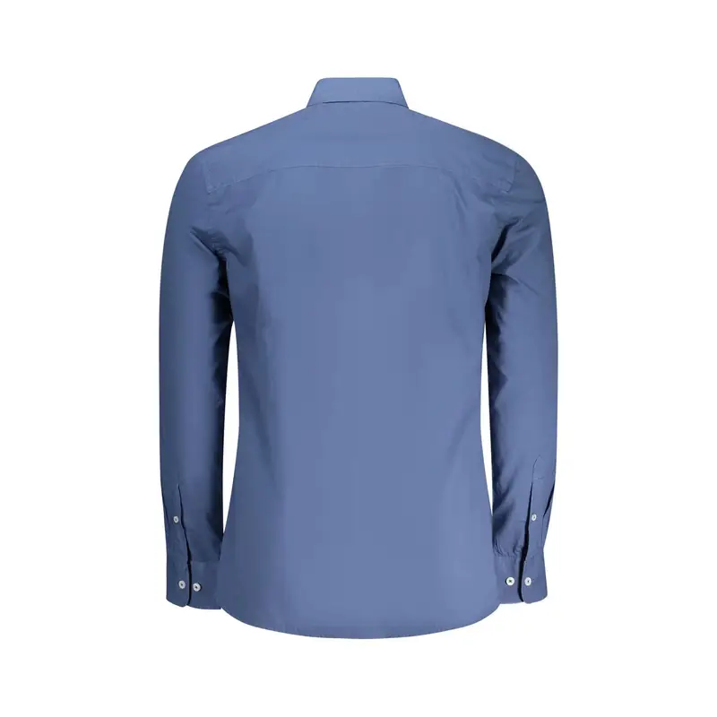 North Sails Camicia a Maniche Lunghe Uomo Blu con Ricamo miniatura 2