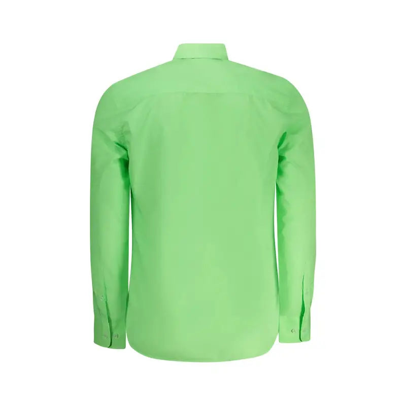 North Sails Camicia Maniche Lunghe Uomo Verde con Ricamo miniatura 2