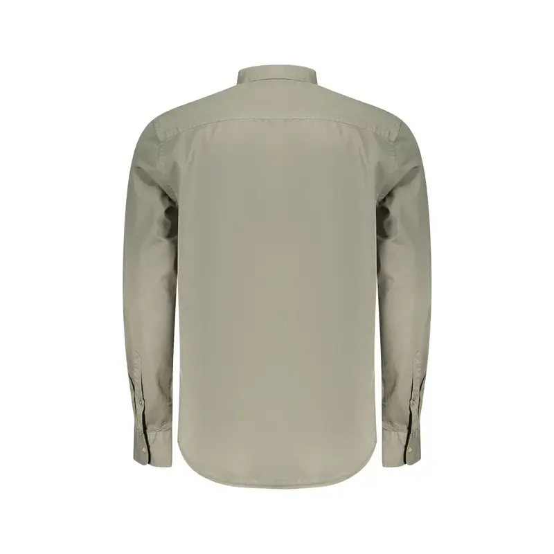 Camicia Maniche Lunghe Uomo Verde Ricamo miniatura 2