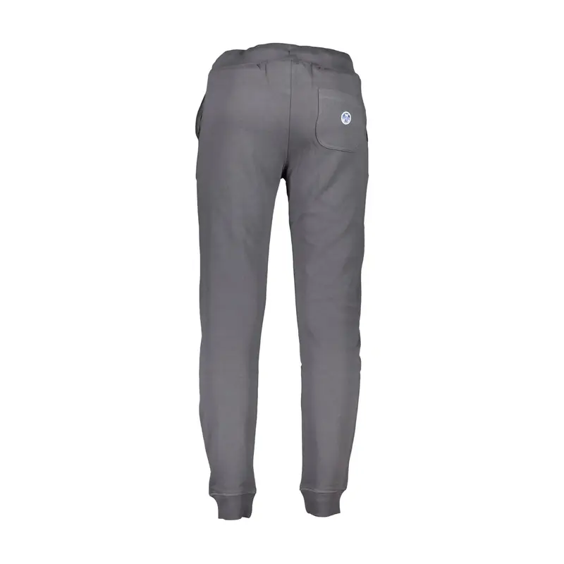 Camicia Pantaloni Uomo Grigio Applicazione Logo miniatura 2