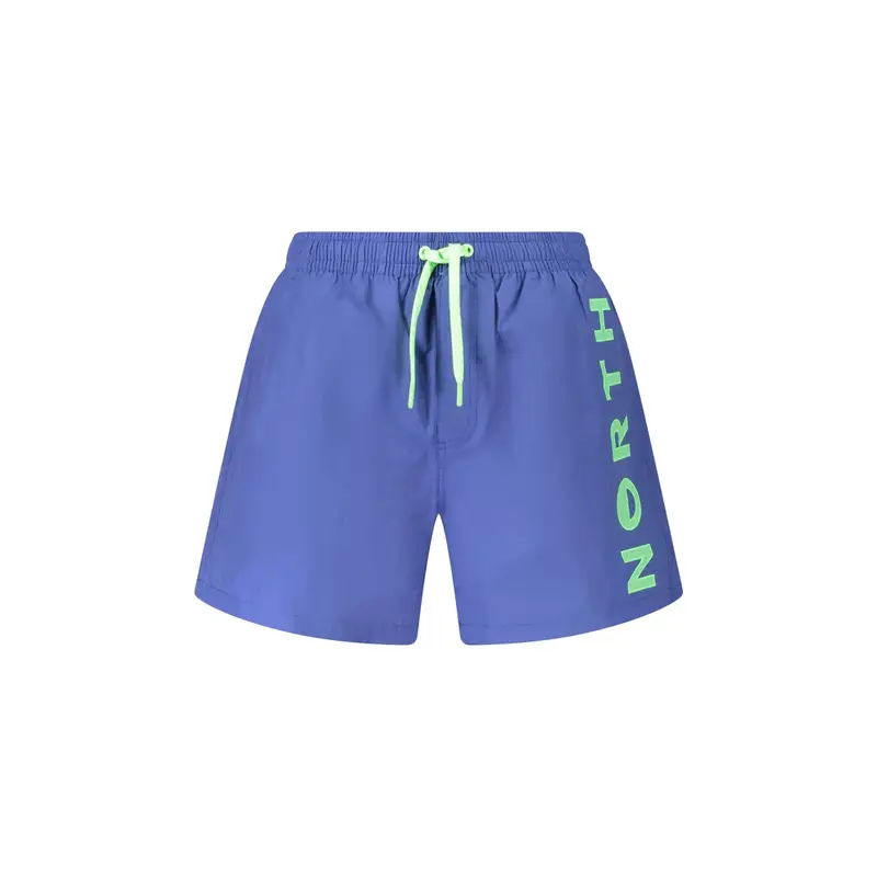 Costume da Mare Uomo Blu Stampa Logo