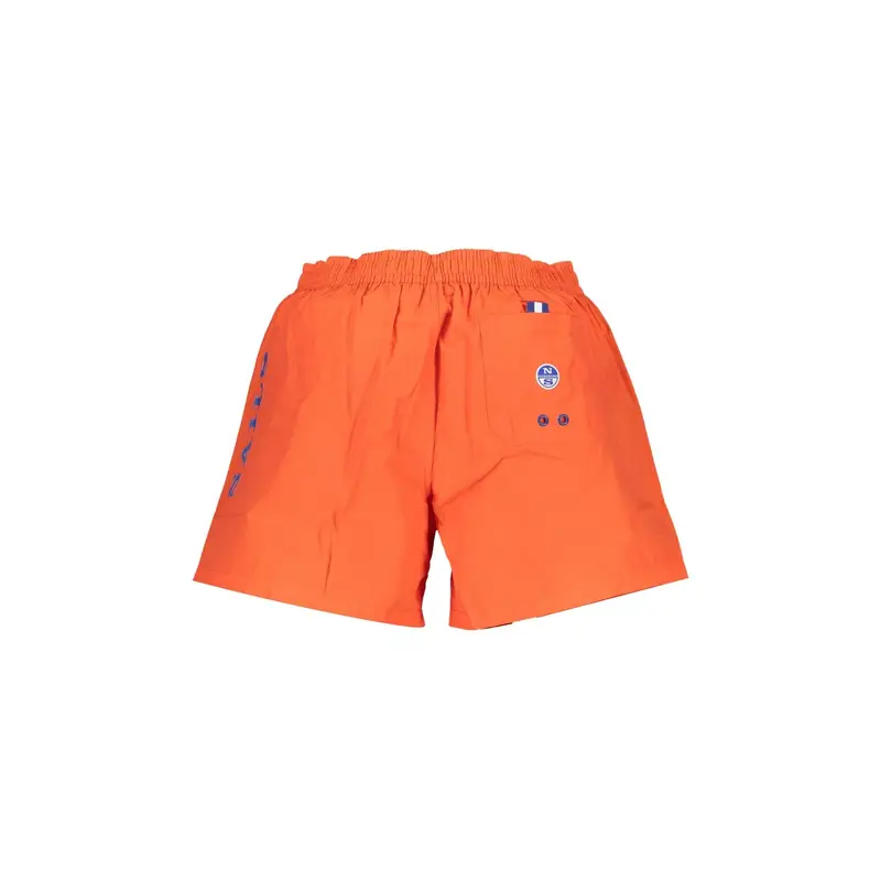 Costume da Mare Uomo Rosso Stampa Logo miniatura 2