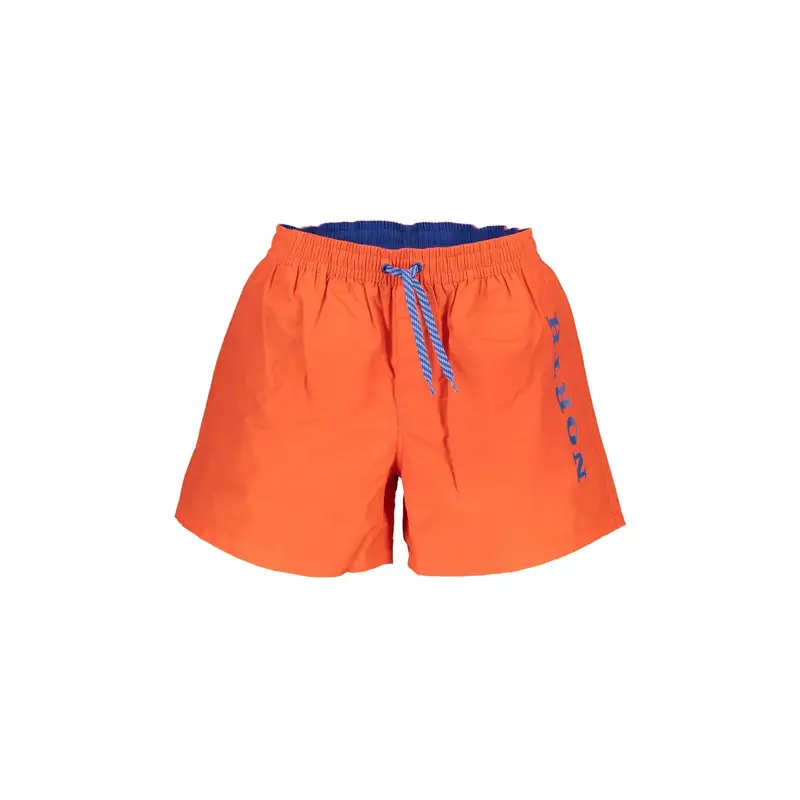 Costume da Mare Uomo Rosso Stampa Logo