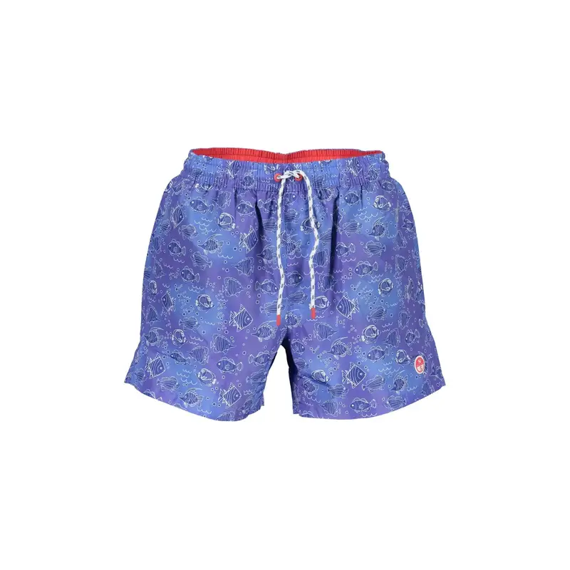 Costume da Mare Uomo Viola Logo