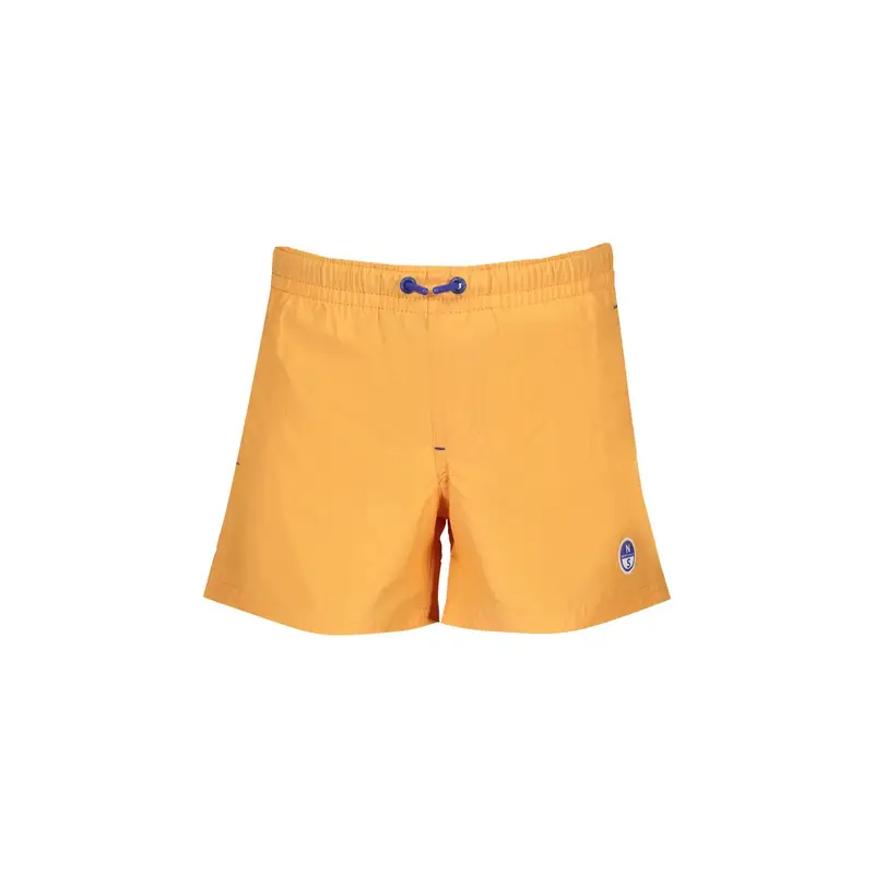 Costume Mare Bambino Arancione Logo