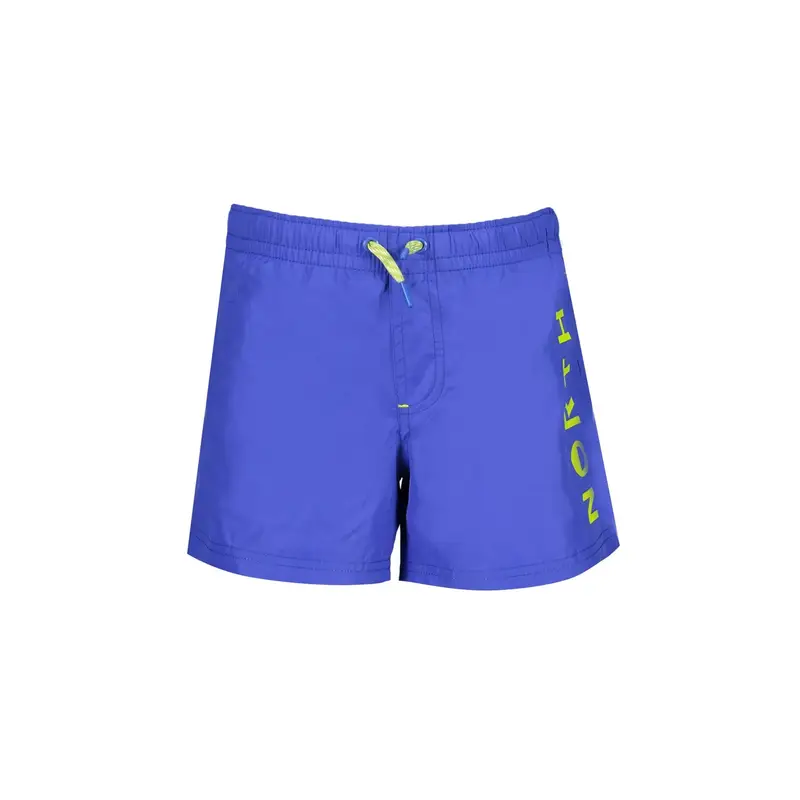 Costume Mare Bambino Blu Stampa Logo