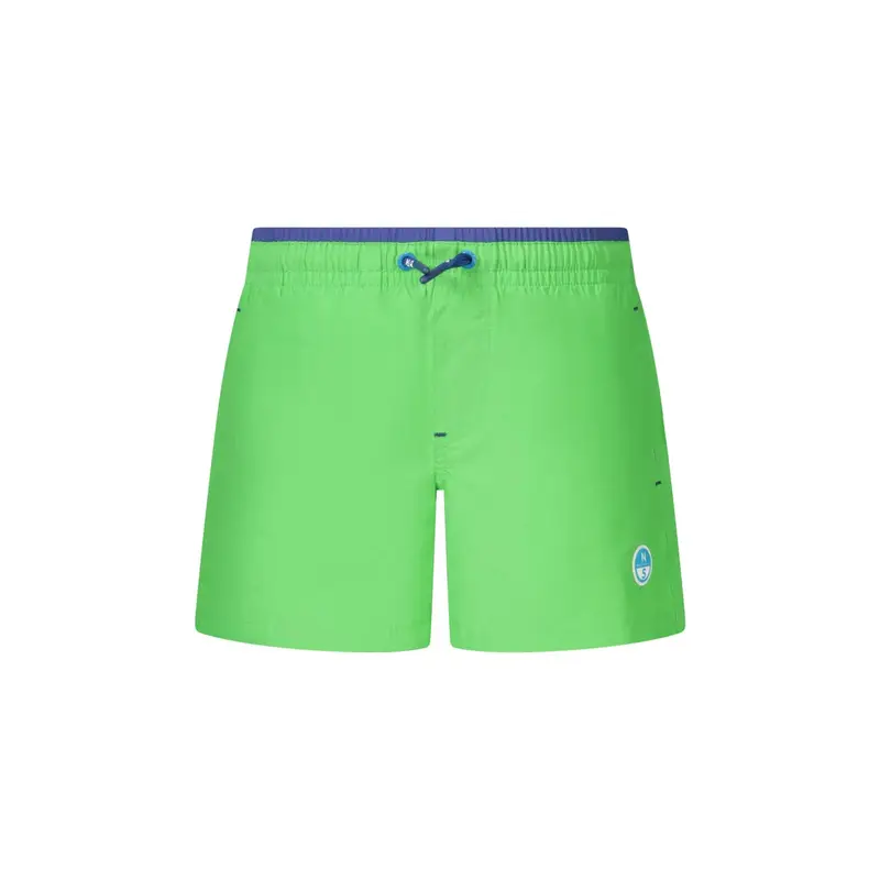 Costume Mare Bambino Verde Logo