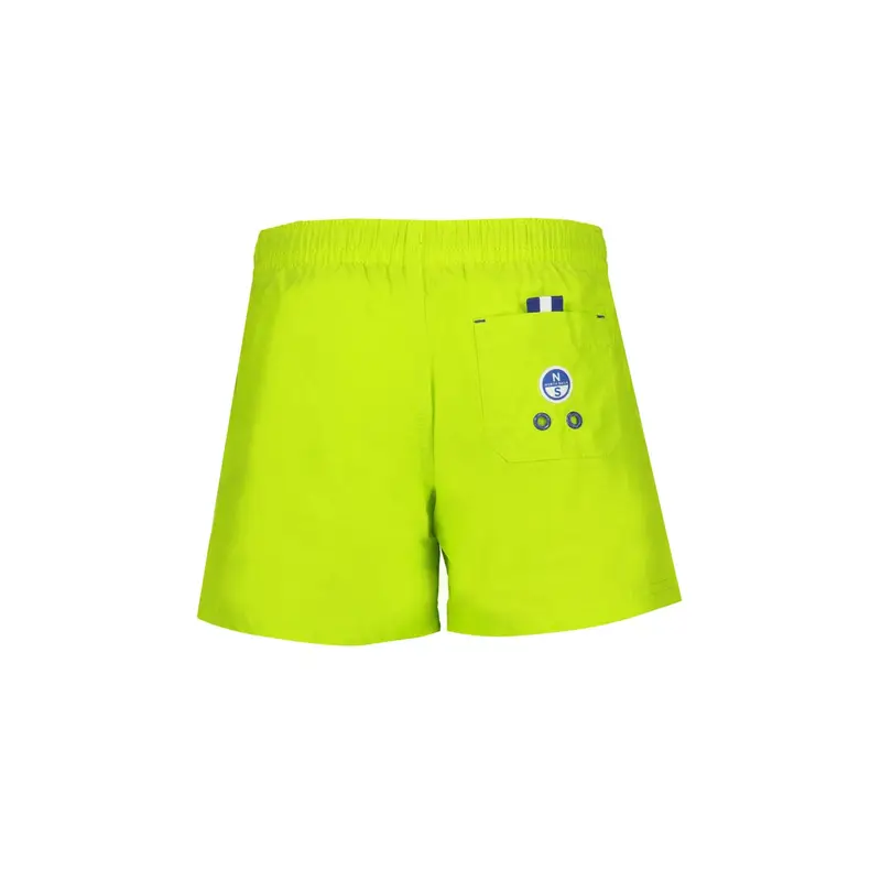 Costume Mare Bambino Verde Stampa Logo miniatura 2