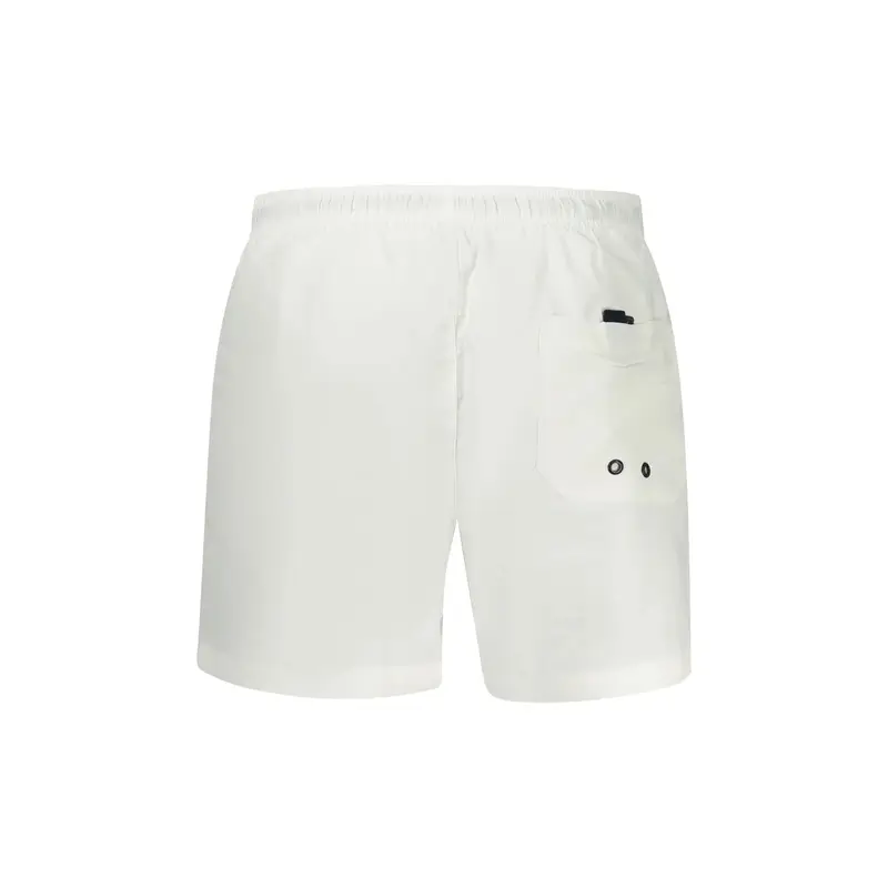 Costume Mare Uomo Bianco Logo miniatura 2