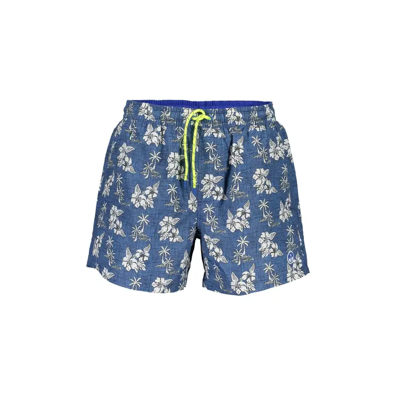 Costume Mare Uomo Blu Logo