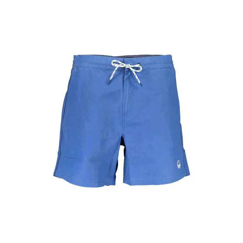 Costume Mare Uomo Blu Stampa Logo