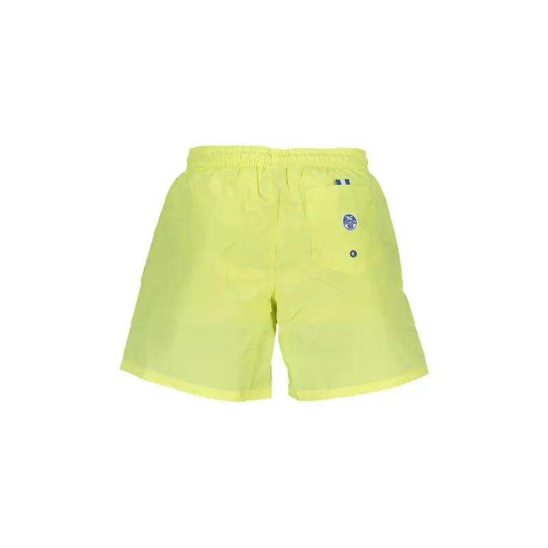 Costume Mare Uomo Giallo Stampa miniatura 2