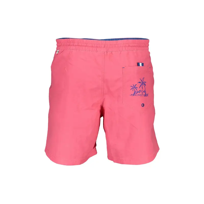 Costume Mare Uomo Rosa Stampa Logo miniatura 2