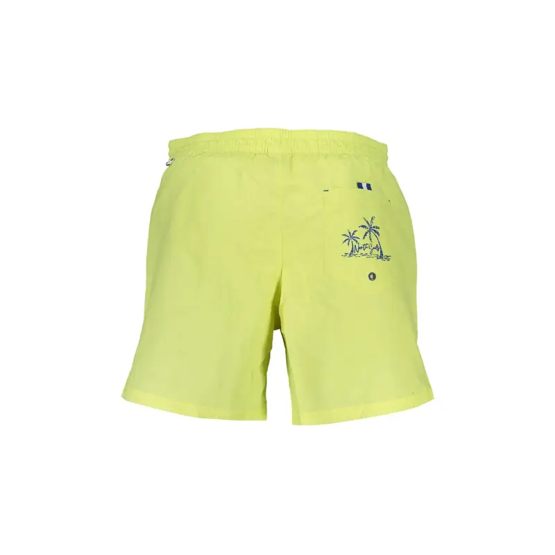 Costume Mare Uomo Verde Stampa Logo miniatura 2