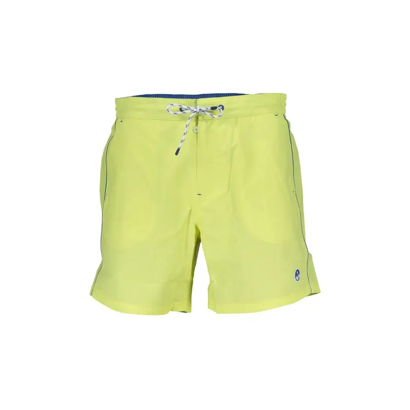 Costume Mare Uomo Verde Stampa Logo