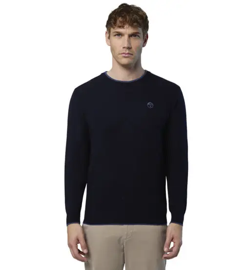 Crewneck 12GG - maglione - uomo Blue