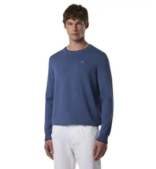 Crewneck 12GG - maglione - uomo Blue
