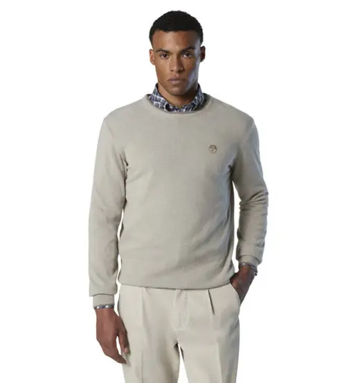 Crewneck 12GG - maglione - uomo Grey