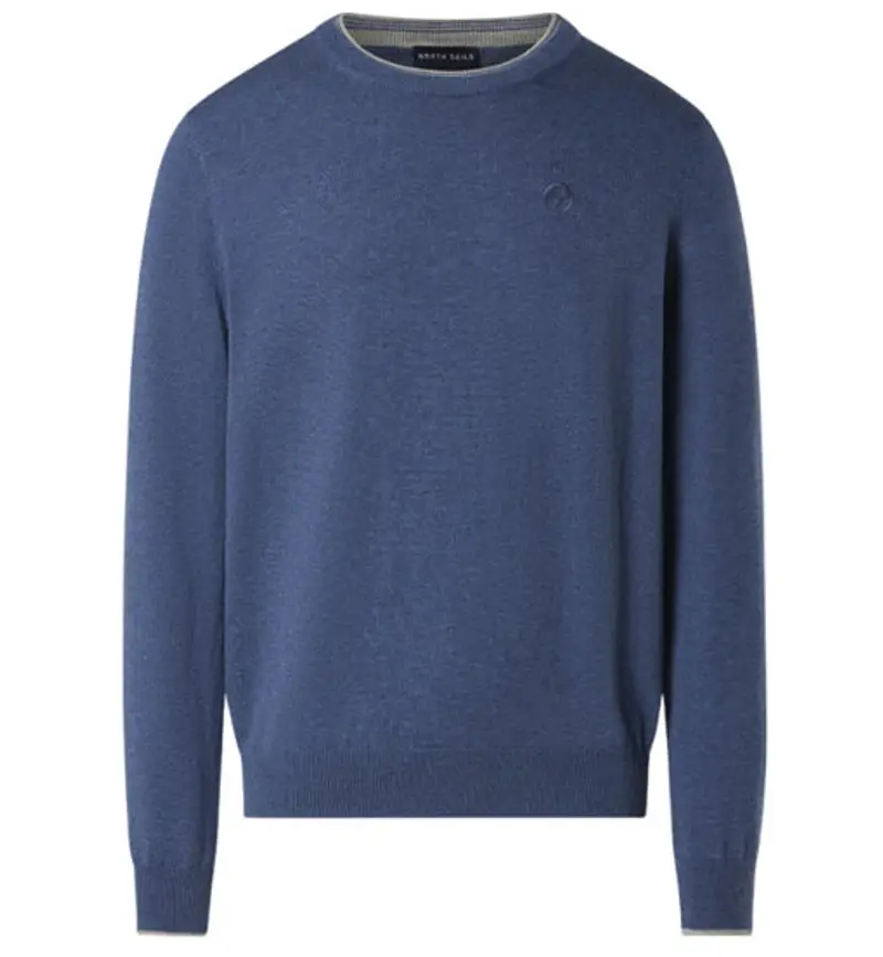 Crewneck Knitwear 12GG - maglione - uomo Blue