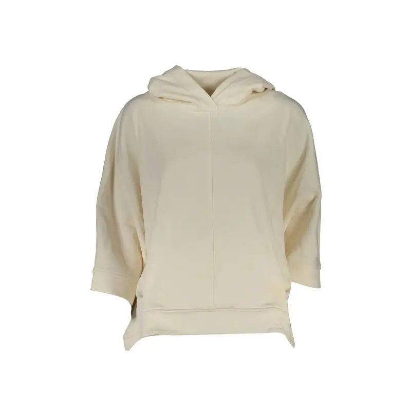 Felpa Donna Bianca Stampa Logo Bianco