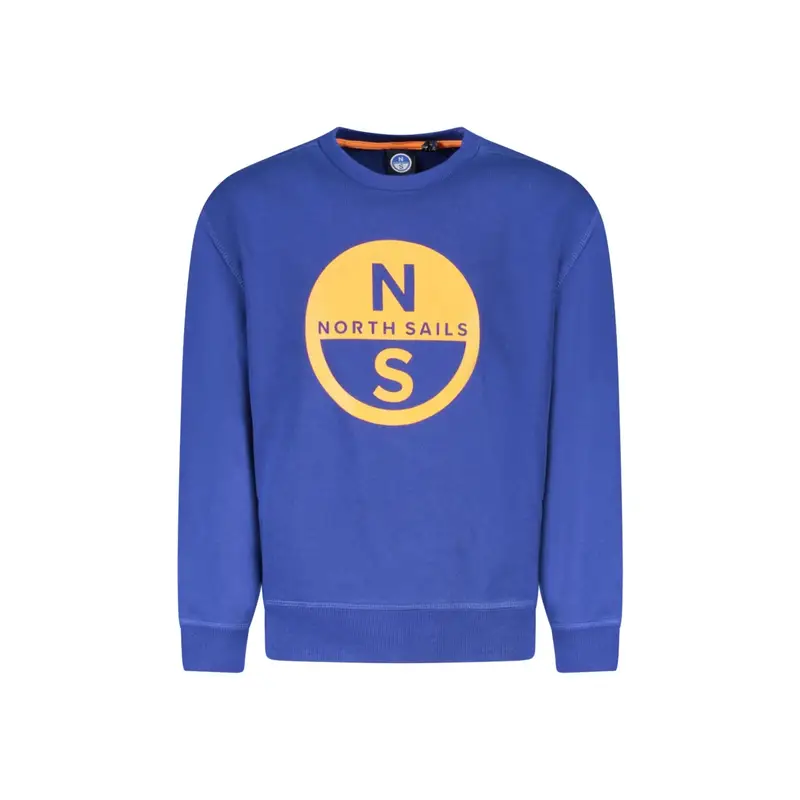 North Sails Felpa Bambino Blu con Stampa
