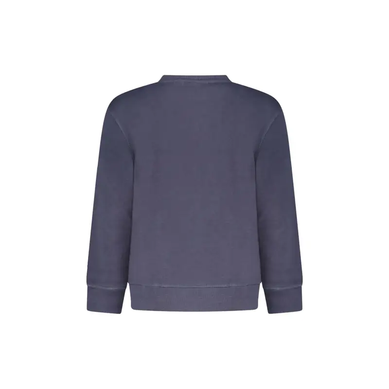 North Sails Felpa Bambino Blu con Stampa Logo miniatura 2