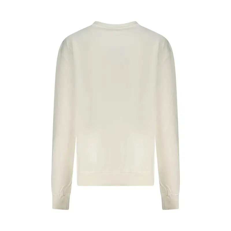 Felpa Maniche Lunghe Donna Bianca Stampa in Rilievo Bianco miniatura 2