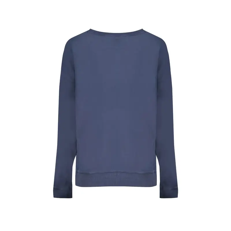 Felpa Maniche Lunghe Donna Blu Logo miniatura 2