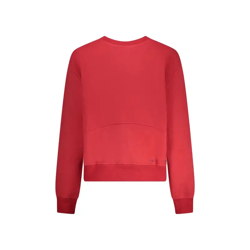 Felpa Maniche Lunghe Donna Rossa Ricamo Rosso miniatura 2