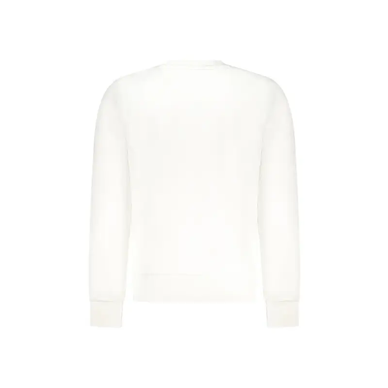 Felpa Maniche Lunghe Uomo Bianca Stampa Bianco miniatura 2