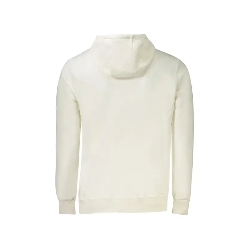 North Sails Felpa Maniche Lunghe Uomo Bianca con Cappuccio e Logo miniatura 2