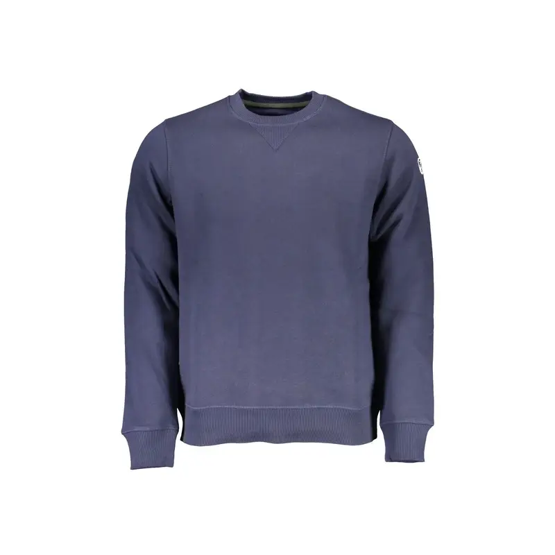 Felpa Maniche Lunghe Uomo Blu Logo