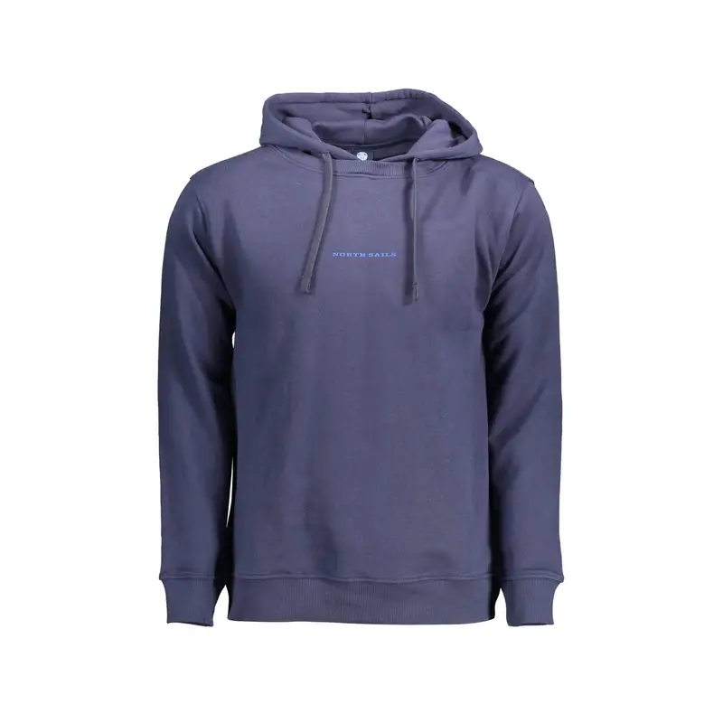 Felpa Maniche Lunghe Uomo Blu Stampa