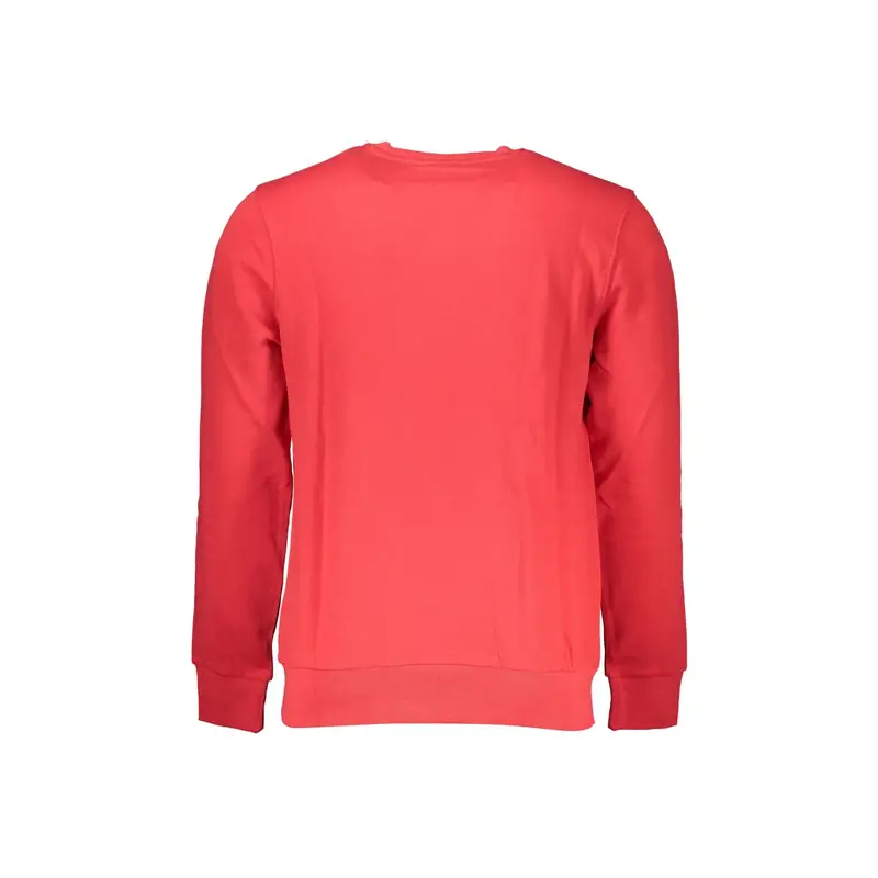 Felpa Maniche Lunghe Uomo Rossa Logo Rosso miniatura 2