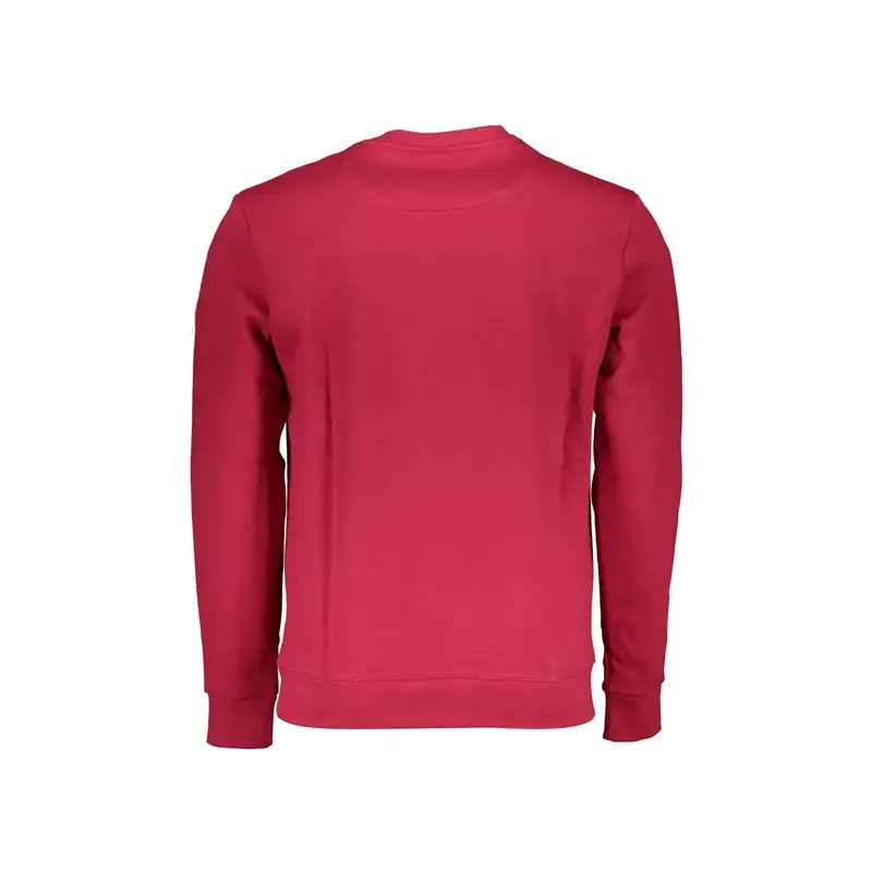 North Sails Felpa Uomo Rossa con Stampa Logo miniatura 2