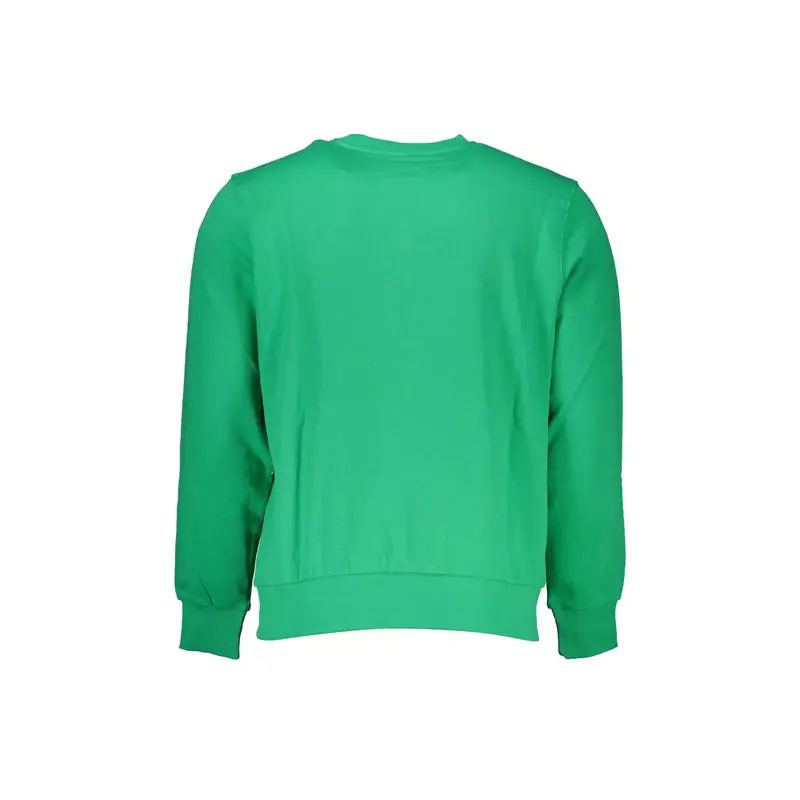 Felpa Maniche Lunghe Uomo Verde Logo miniatura 2