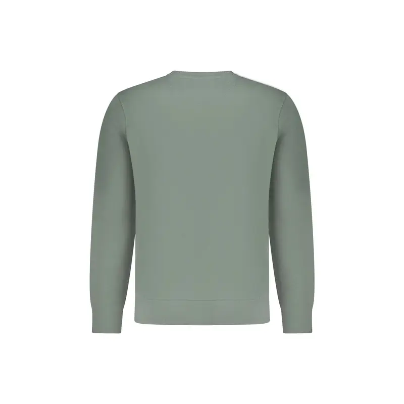 Felpa Maniche Lunghe Uomo Verde Logo miniatura 2