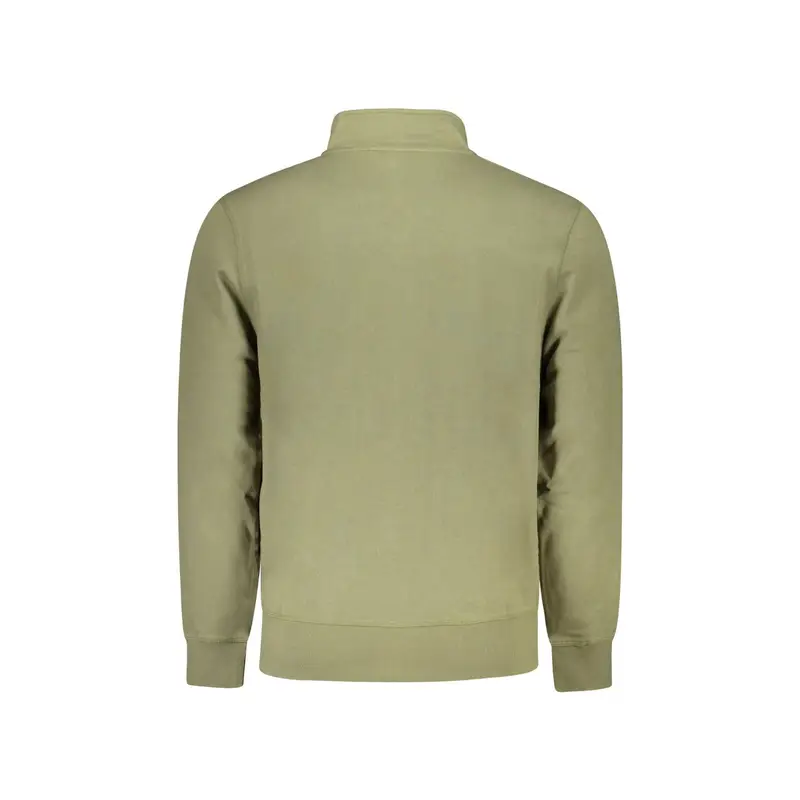 North Sails Felpa Uomo Verde con Zip miniatura 2