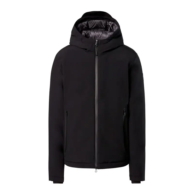 GIACCA CON CAPPUCCIO HOBART Nero