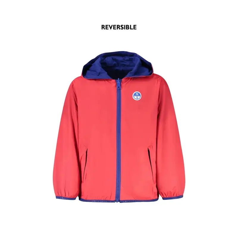 Giubbotto Bambino Rosso Reversibile con Logo