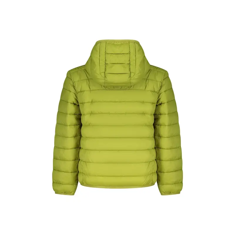 Giubbotto Bambino Verde con Cappuccio Water Resistant Logo miniatura 2
