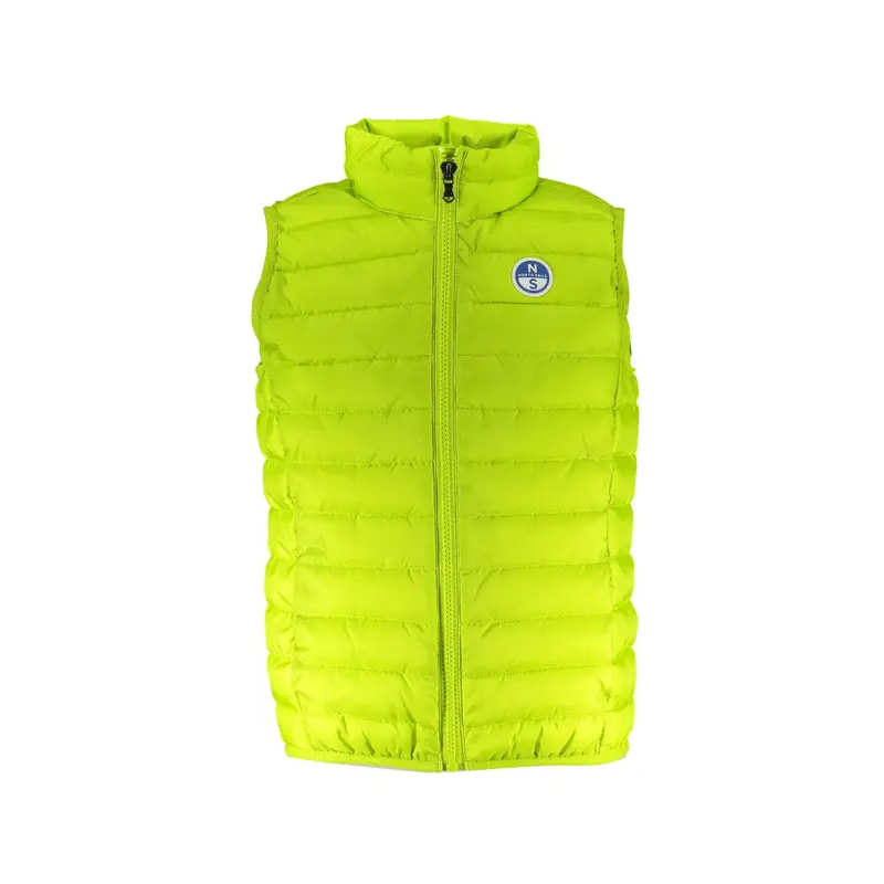 Giubbotto Bambino Verde Zip Logo