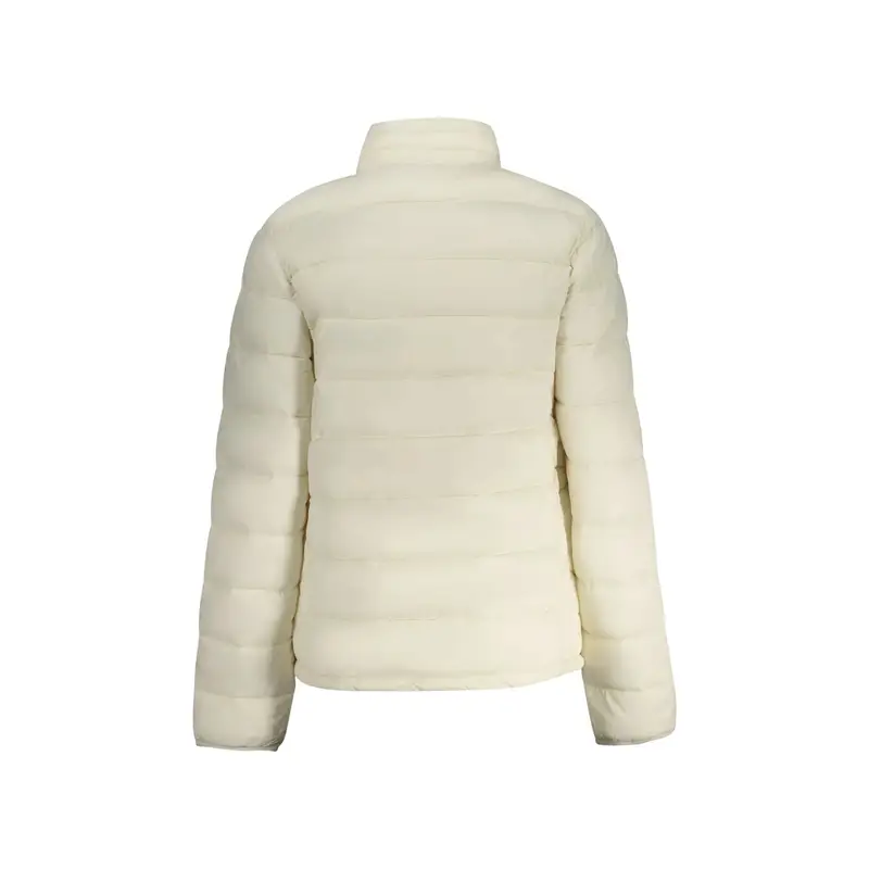 Giubbotto Donna Bianco con Zip e Logo miniatura 2