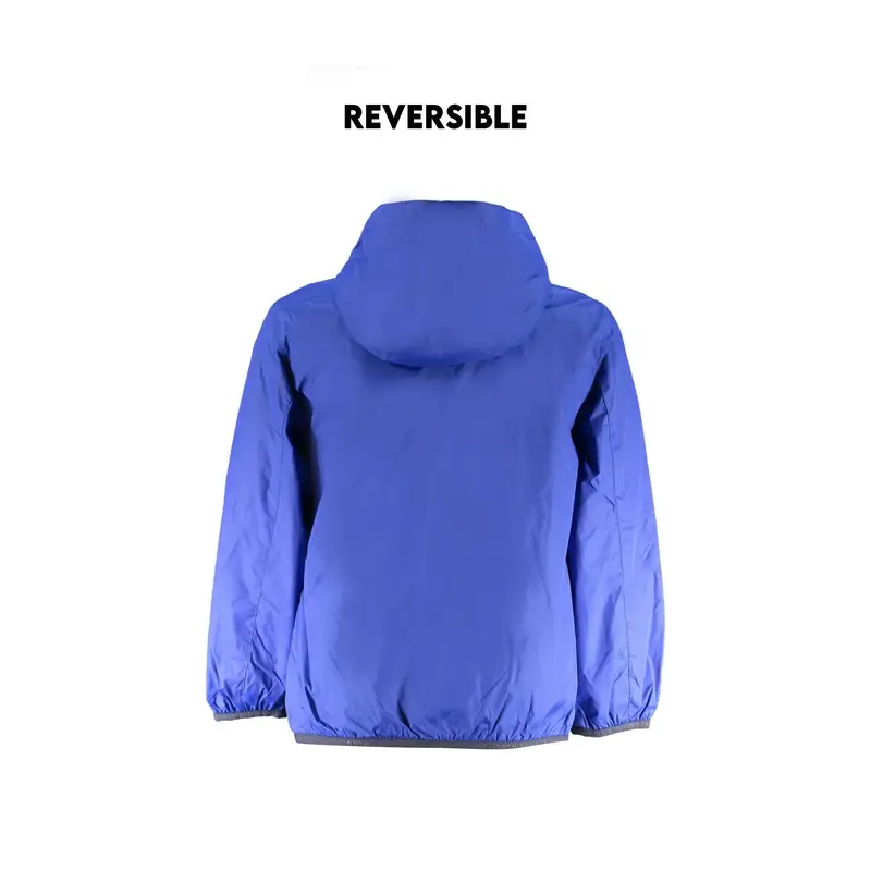 Giubbotto Maniche Lunghe Bambino Blu Stampa Logo miniatura 2