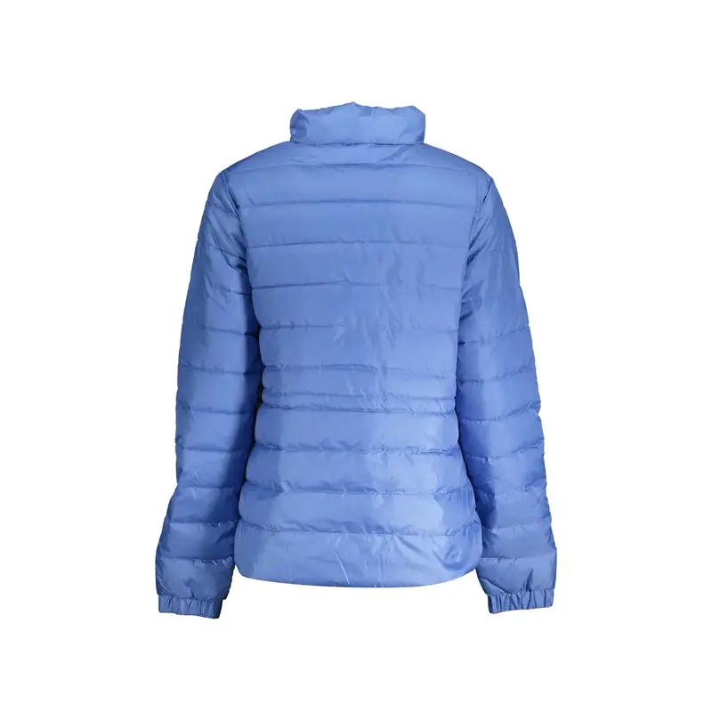 Giubbotto Maniche Lunghe Donna Azzurro Zip Logo miniatura 2