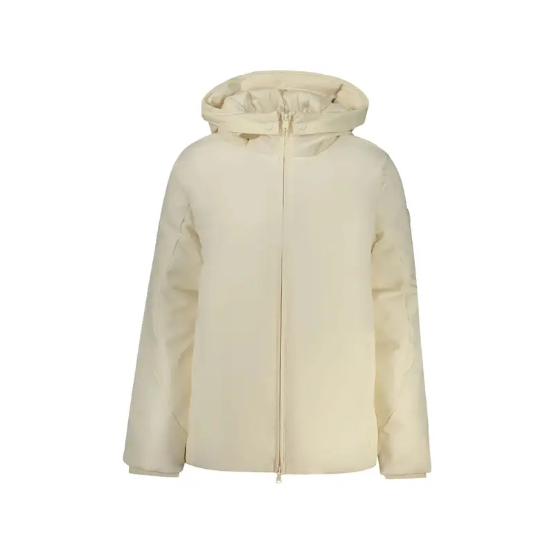 Giubbotto Maniche Lunghe Donna Bianco Zip