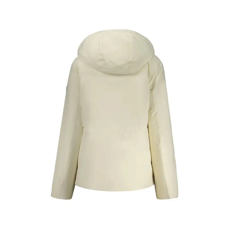 Giubbotto Maniche Lunghe Donna Bianco Zip miniatura 2