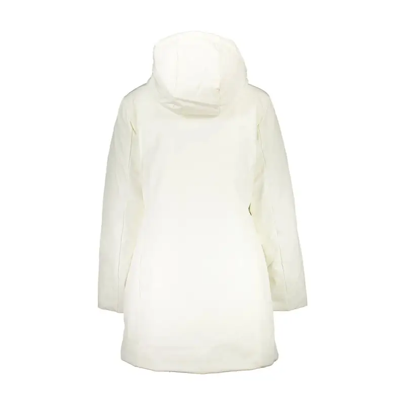 Giubbotto Maniche Lunghe Donna Bianco Zip miniatura 2