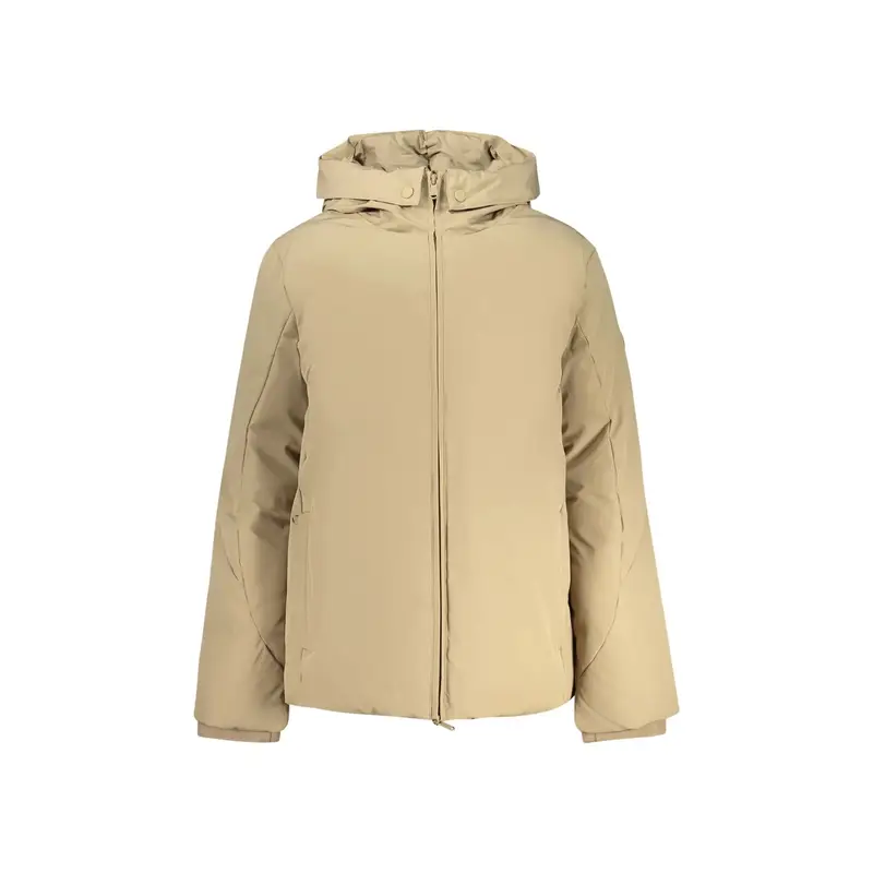 Giubbotto Maniche Lunghe Donna Marrone Zip